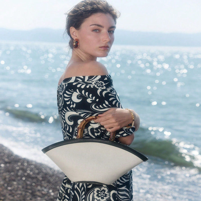 Bolsa Com Alça Em Bambu Verona