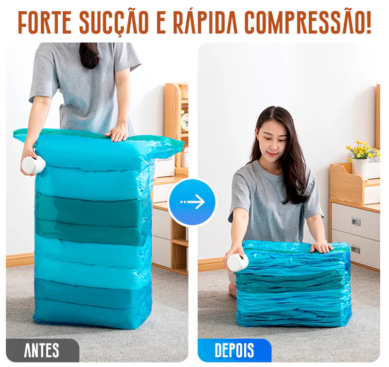 Mini Compressora De Ar a Vácuo para Bagagem