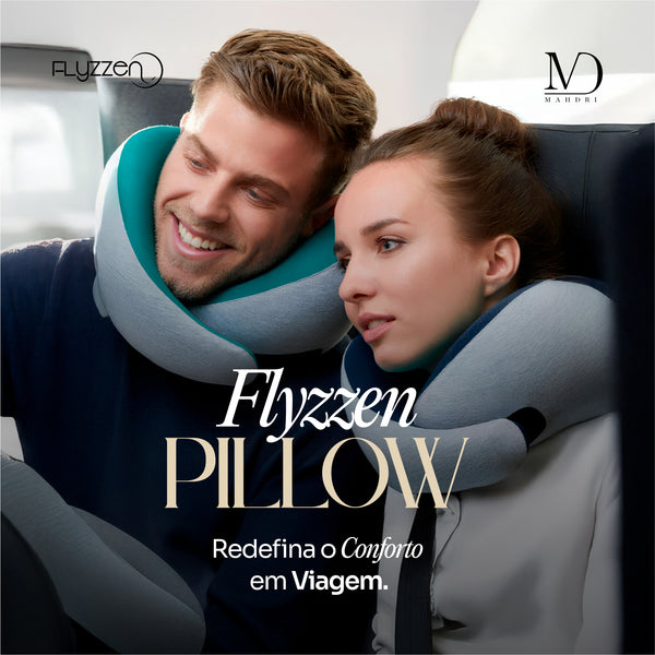 Flyzzen - Travesseiro de Pescoço Premium para Viagens