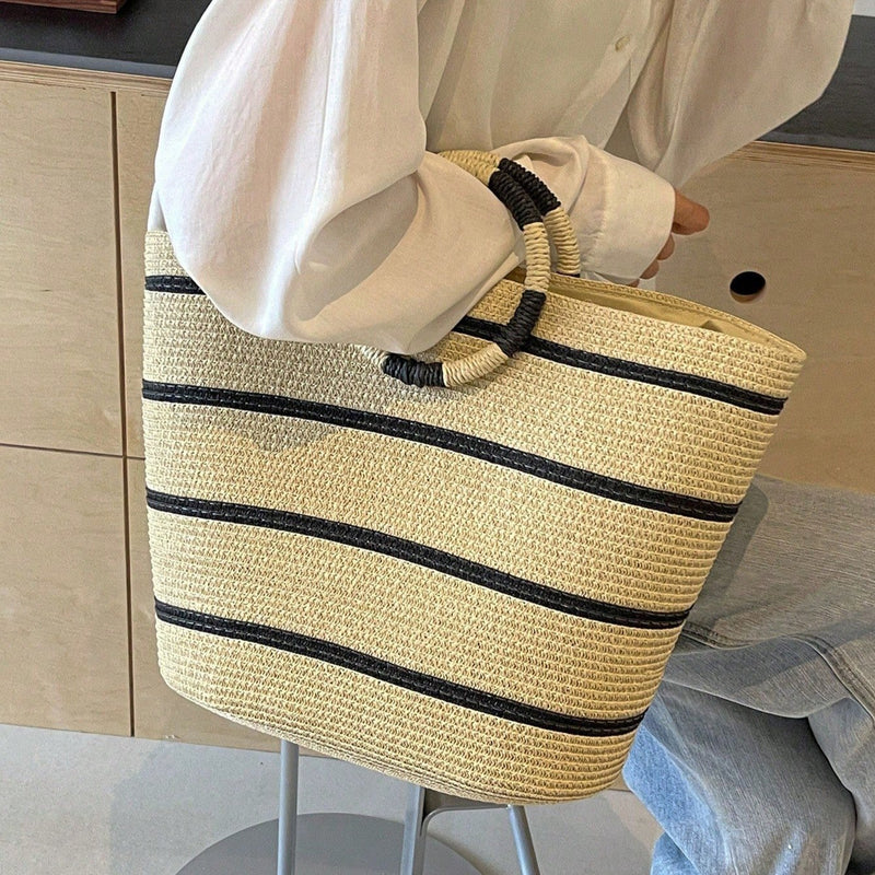 Bolsa Tote de Palha Hanna