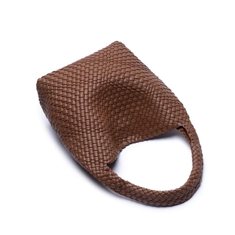 ; Bolsa Estilo Intrecciato; Bolsa Grande Feminina; Bolsa de Couro Sintético; Bolsa Elegante Feminina