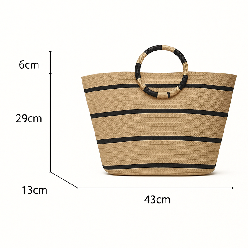 Bolsa Tote de Palha Hanna