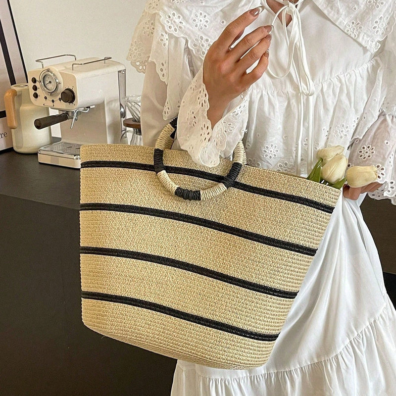 Bolsa Tote de Palha Hanna