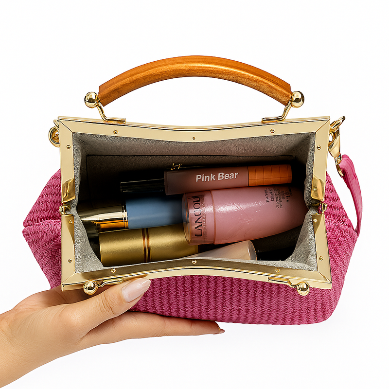 Bolsa Top Handle Com Correntaria Cecília