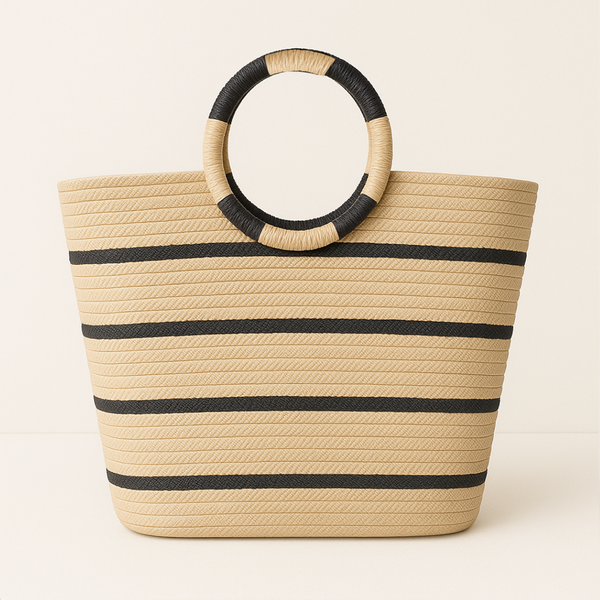Bolsa Tote de Palha Hanna
