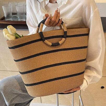 Bolsa Tote de Palha Hanna