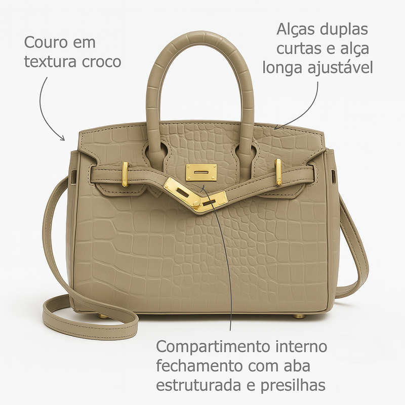 Bolsa Tote Croco Marcella