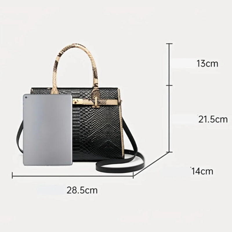 Bolsa Tote Croco Isys
