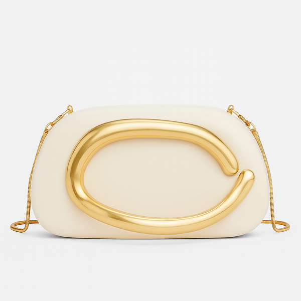 Bolsa Clutch Aura Dourada