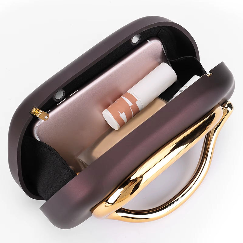 Bolsa Clutch Aura Dourada