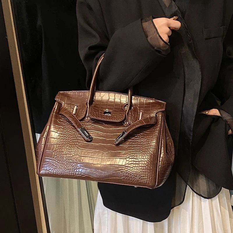 Bolsa Tote Croco Marcella