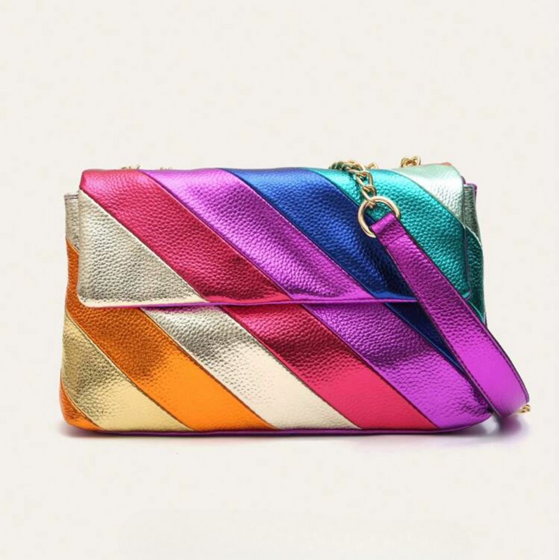 Bolsa Metálica Colorida Melinda