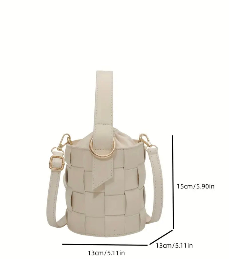 Bolsa Balde Mini Trançado Helena