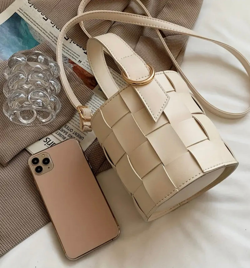 Bolsa Balde Mini Trançado Helena