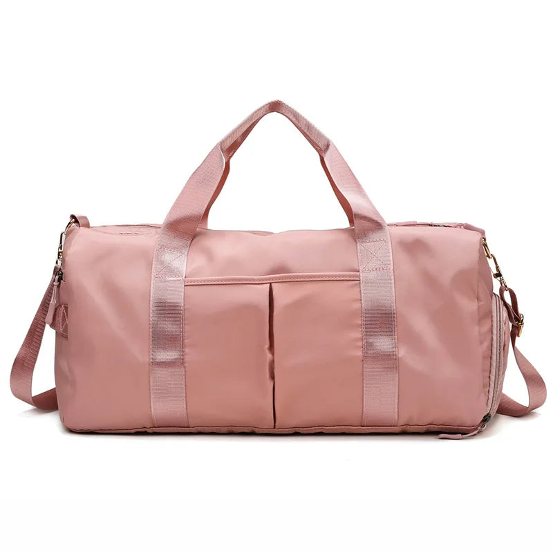 Mala Viagem Pequena Feminina; Bolsa de Viagem Rosê; Bolsa Dobrável Feminina; Organizador Viagem Mulher; Bolsa Leve Feminina; Bolsa de Ginástica Feminina; Bolsa Resistente à Água; Bagagem de Mão Feminina; Bolsa Casual Chic; Bolsa de Viagem Moderna.
