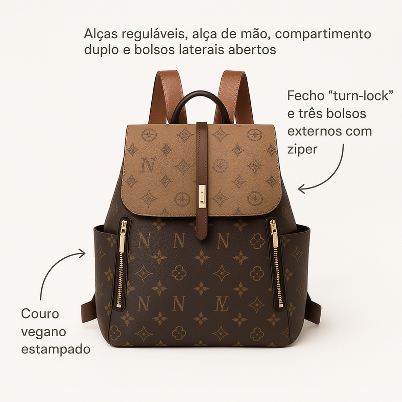 Mochila Feminina Fashion Chloé