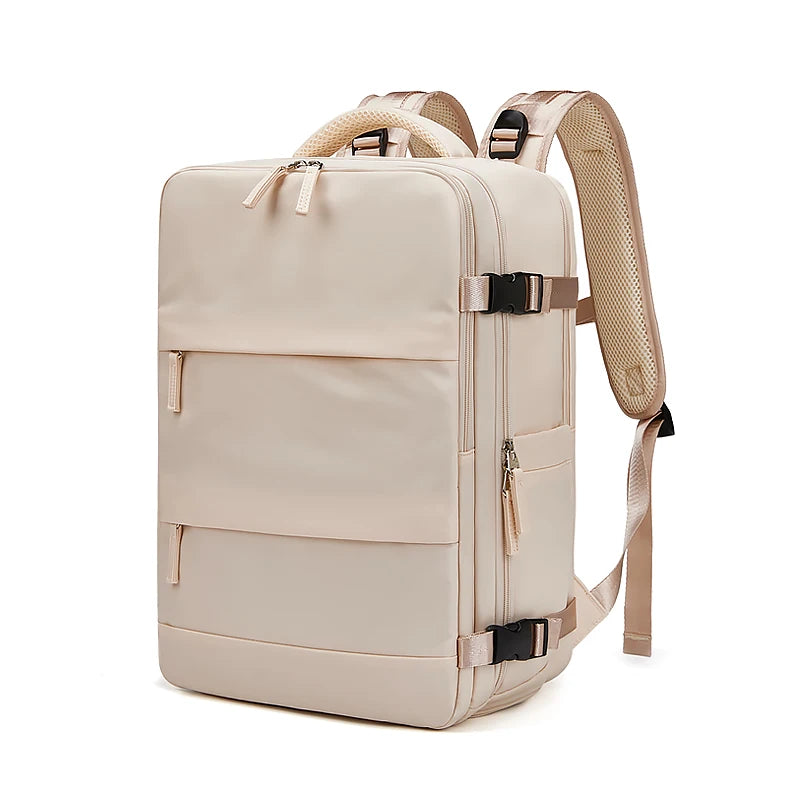 Mochila Feminina; Mochila de Viagem Feminina; Mochila com Compartimento para Sapato
