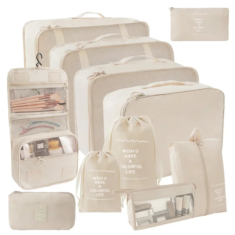 Organizadores de Bagagem Colorful Life Kit