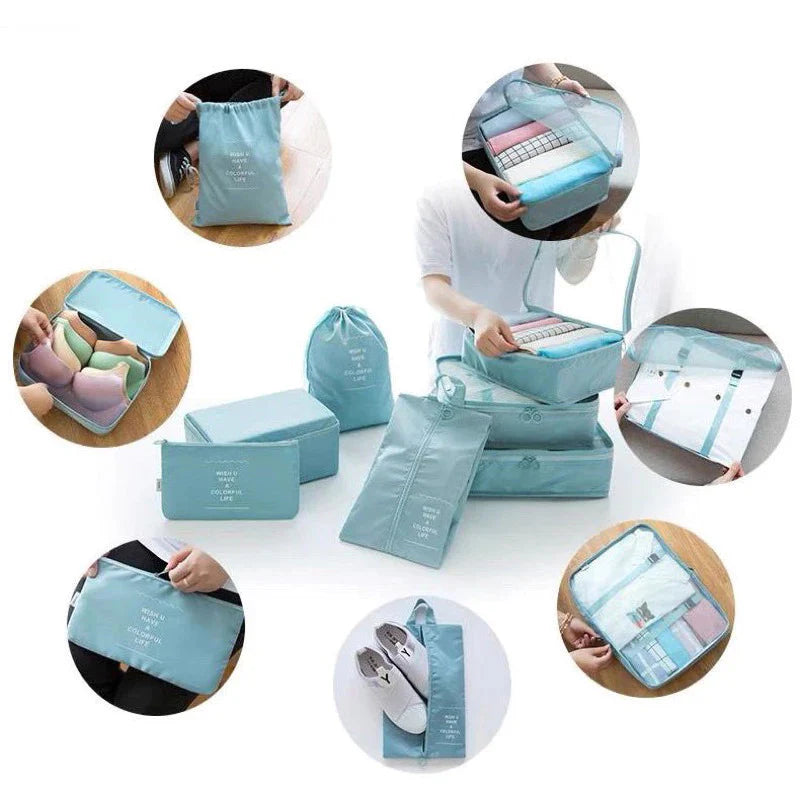 Organizadores de Bagagem Colorful Life Kit