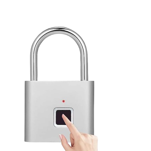 Cadeado de Impressão Digital com Carregamento USB - Touch Lock